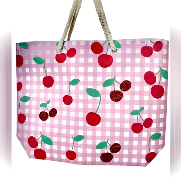 NWT Cherries Oversized Bag - Picture 5 of 6